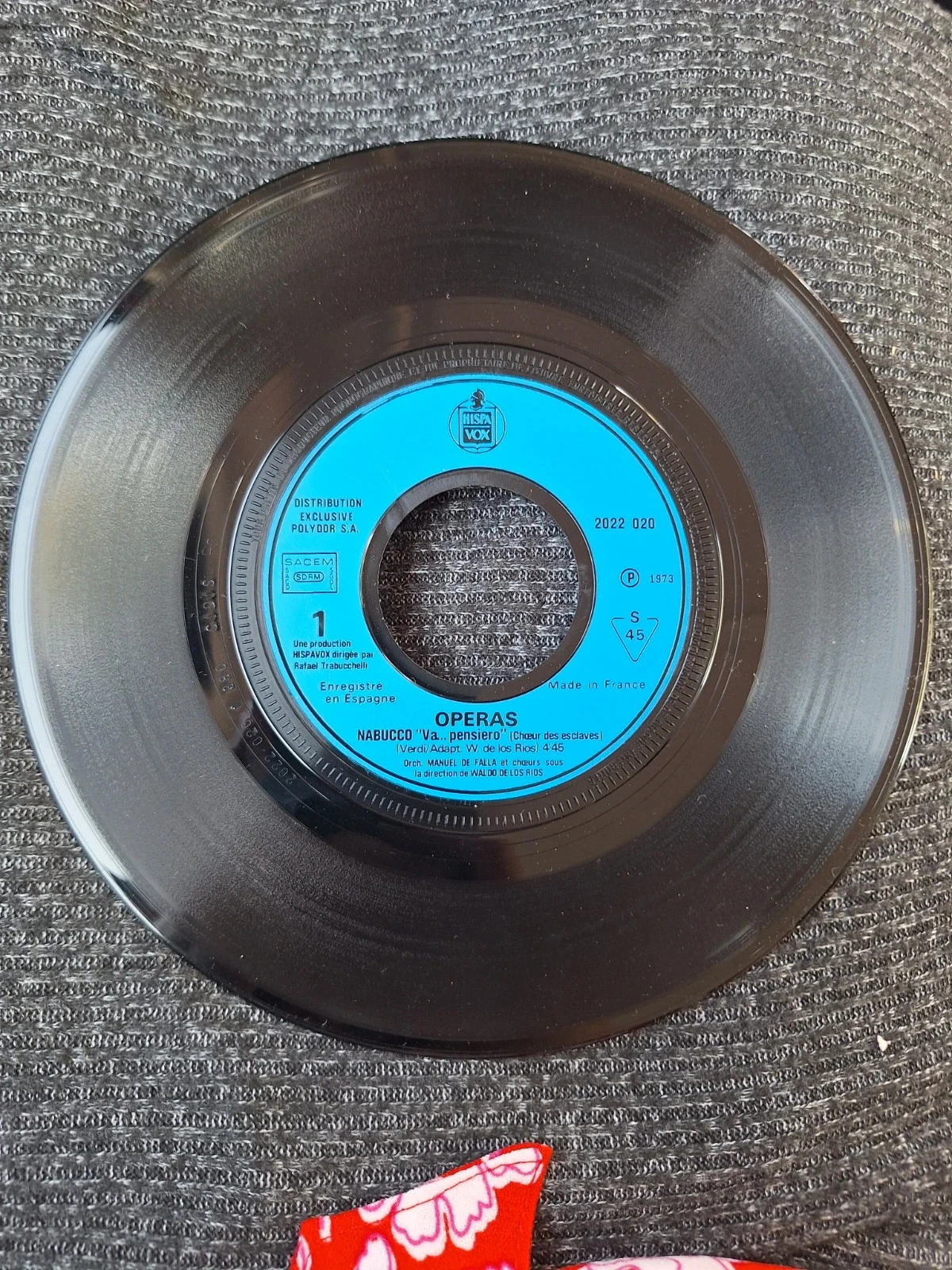 Vinyle 45T Waldo De Los Rios Nabucco – photo 4
